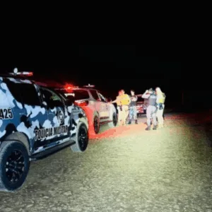 Corpo com marcas de tiros Chapecó