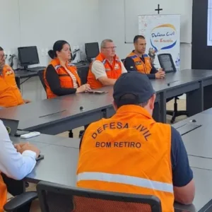 Defesa Civil define planejamento estratégico para 2026 em reunião em Lages