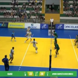 ELASE vence a Aprov de virada em Chapecó e conquista mais uma vitória fora de casa pela Superliga B.| Foto: Divulgação