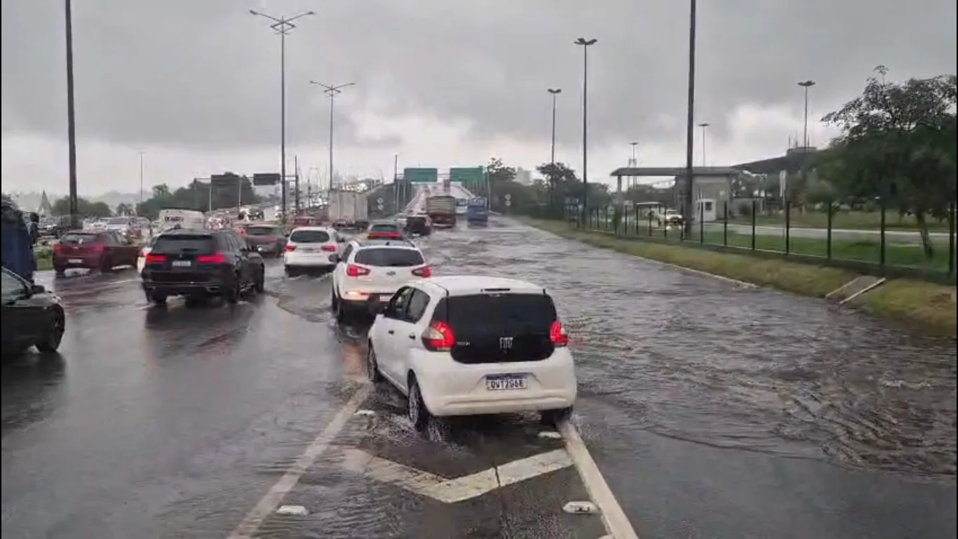 Florianópolis registra primeiros pontos de alagamento | Foto: Reprodução/Prefeitura de Florianópolis