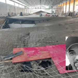 Identificado trabalhador que morreu após laje ceder em escola de Blumenau