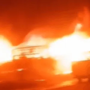 Incêndio de grandes proporções atinge pavilhão da Ceasa | Foto: Reprodução/Redes Sociais 