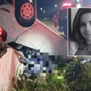 Jovem morta em grave acidente em Curitibanos é identificada | Foto: Reprodução redes sociais | 1º/2º BBM