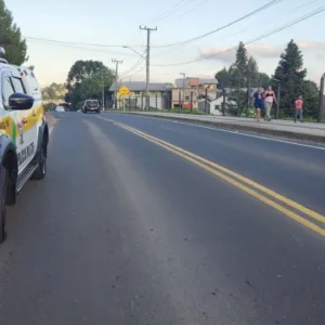 Jovem sofre acidente em São Joaquim após colidir em pedra na SC-114