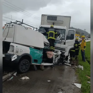 Foto: Bombeiros Voluntários de Ilhota/Reprodução