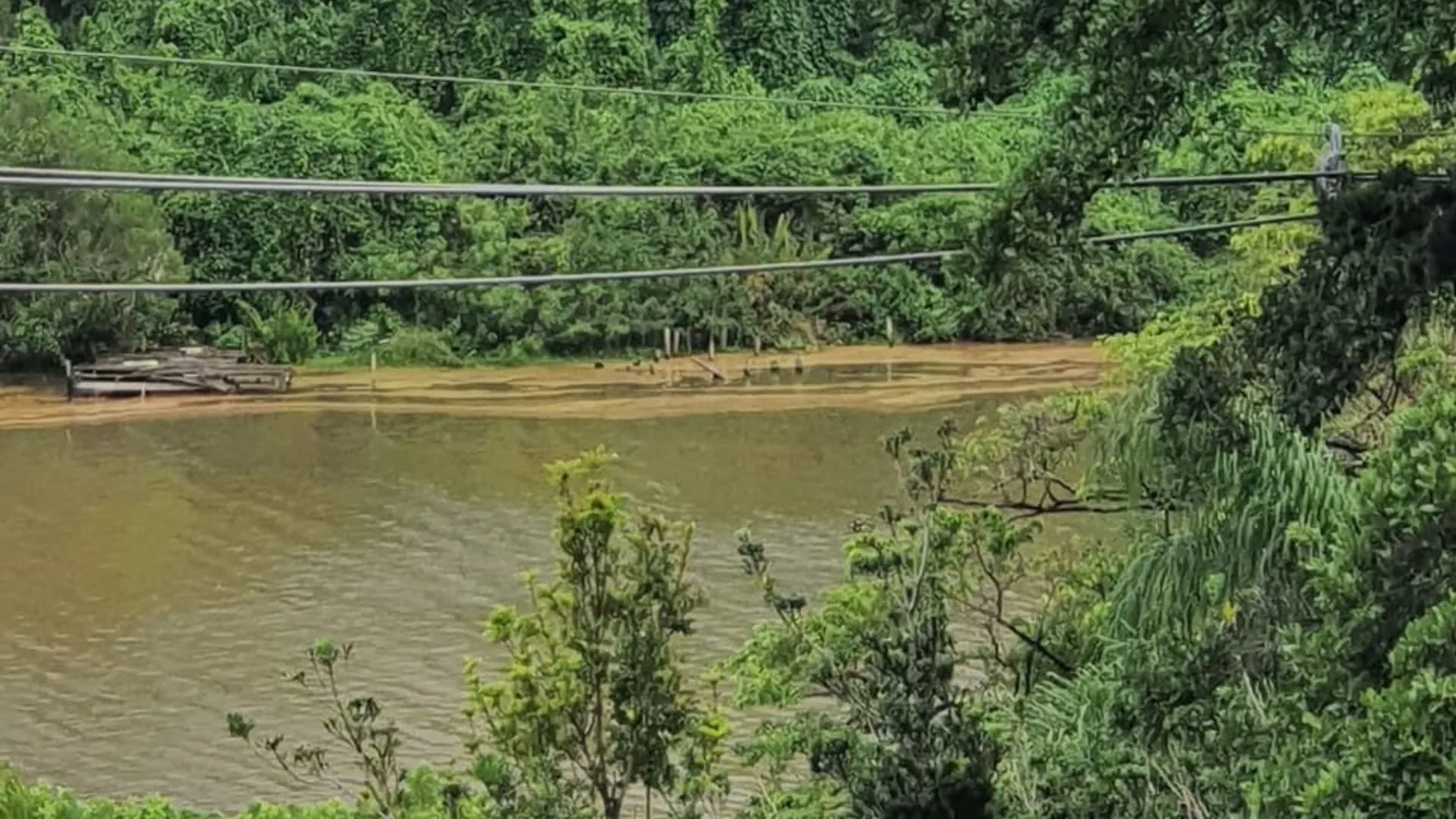 Novas manchas escuras surgem na Lagoa da Conceição | Foto: Divulgação