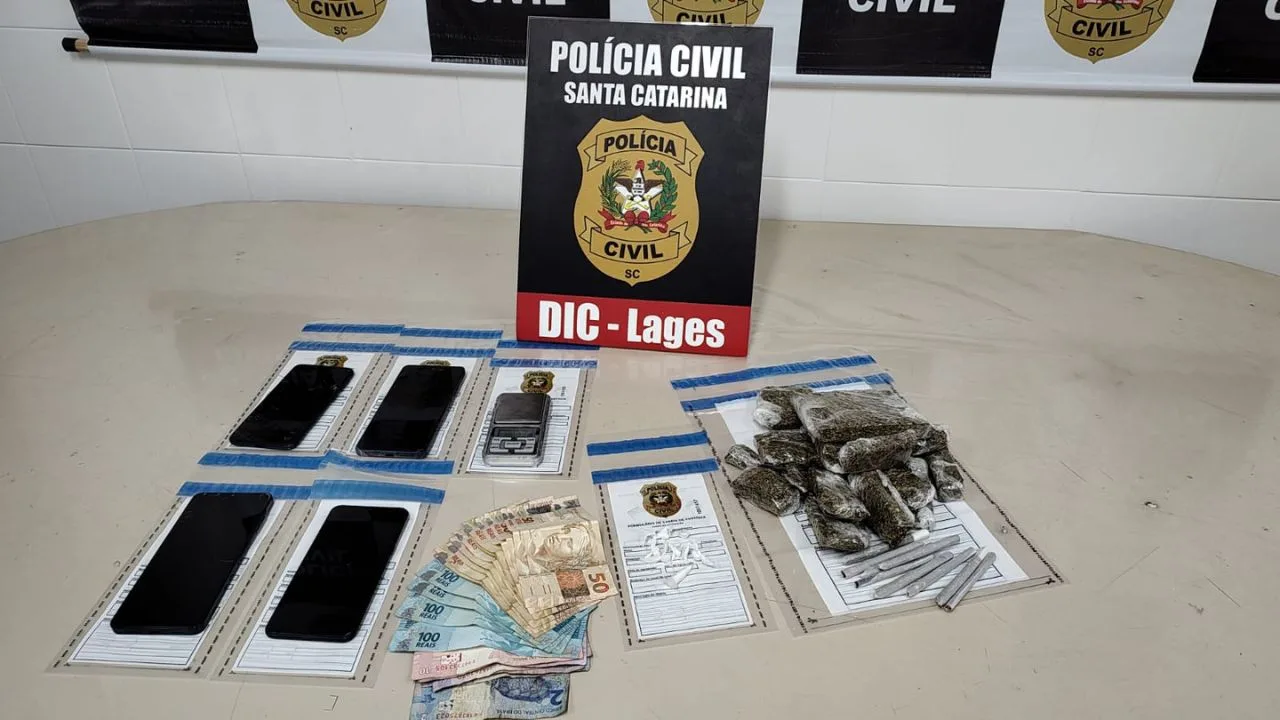 Operação Policial prende 10 investigados por tráfico e apreende drogas | Foto: Polícia Civil
