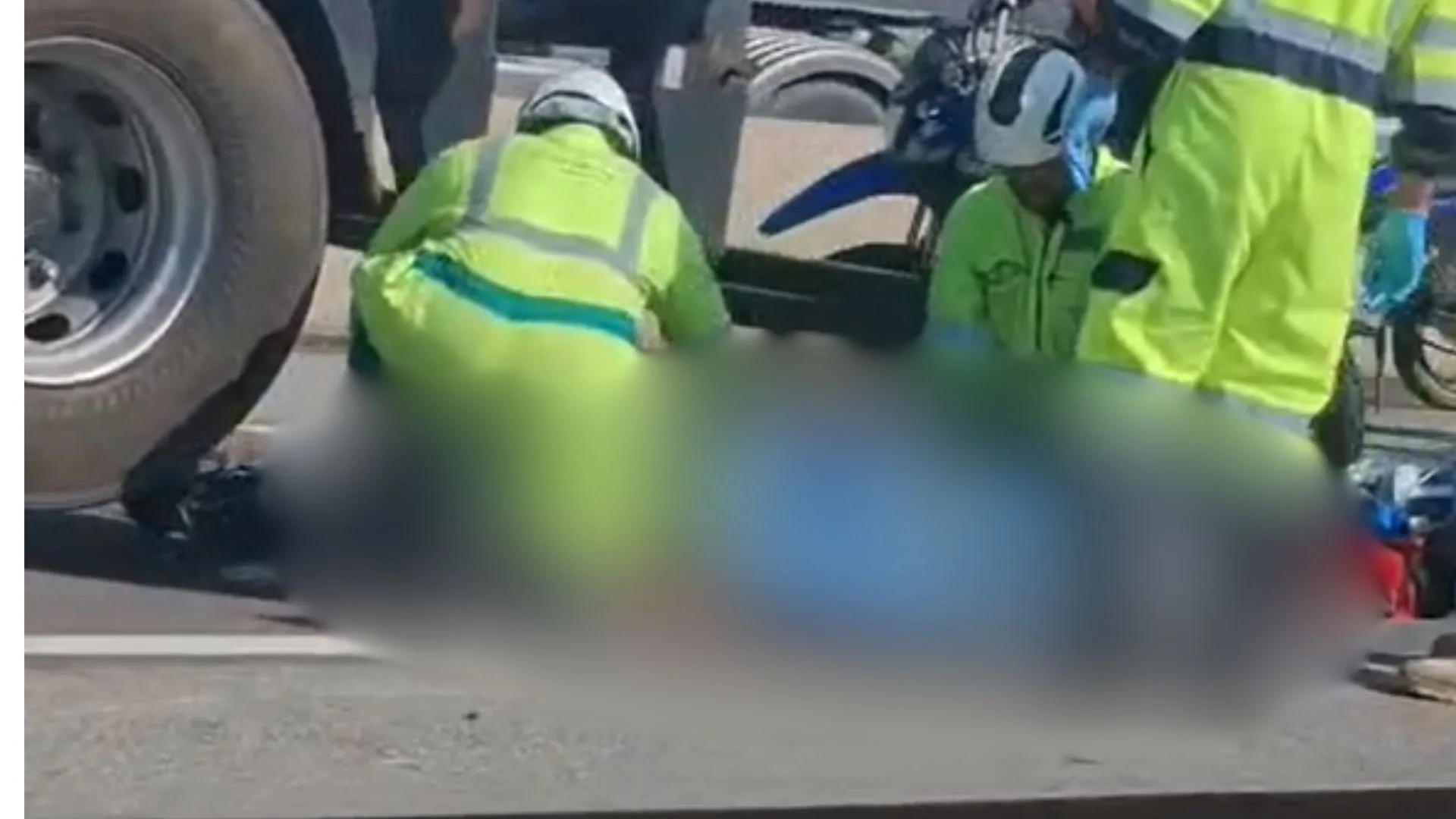 Motociclista morre em grave acidente na BR-101 em Itajaí | Foto: Reprodução / Redes Sociais. 
