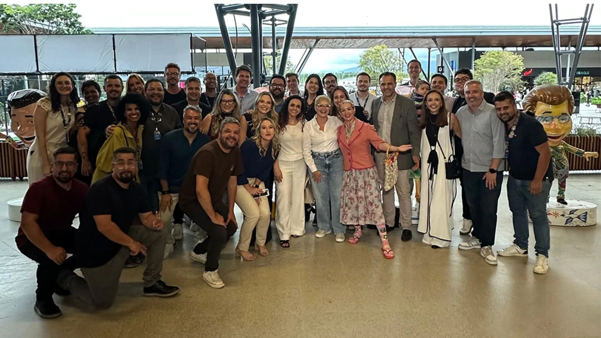 Lançamento da Caravana do Silvinho reúne convidados e imprensa no Floripa Airport | Foto: divulgação. 