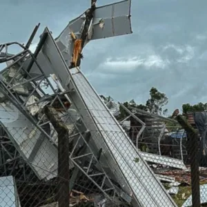 Defesa Civil do RS confirma tornado em Flores da Cunha - Imagem: reprodução/ Secom RS