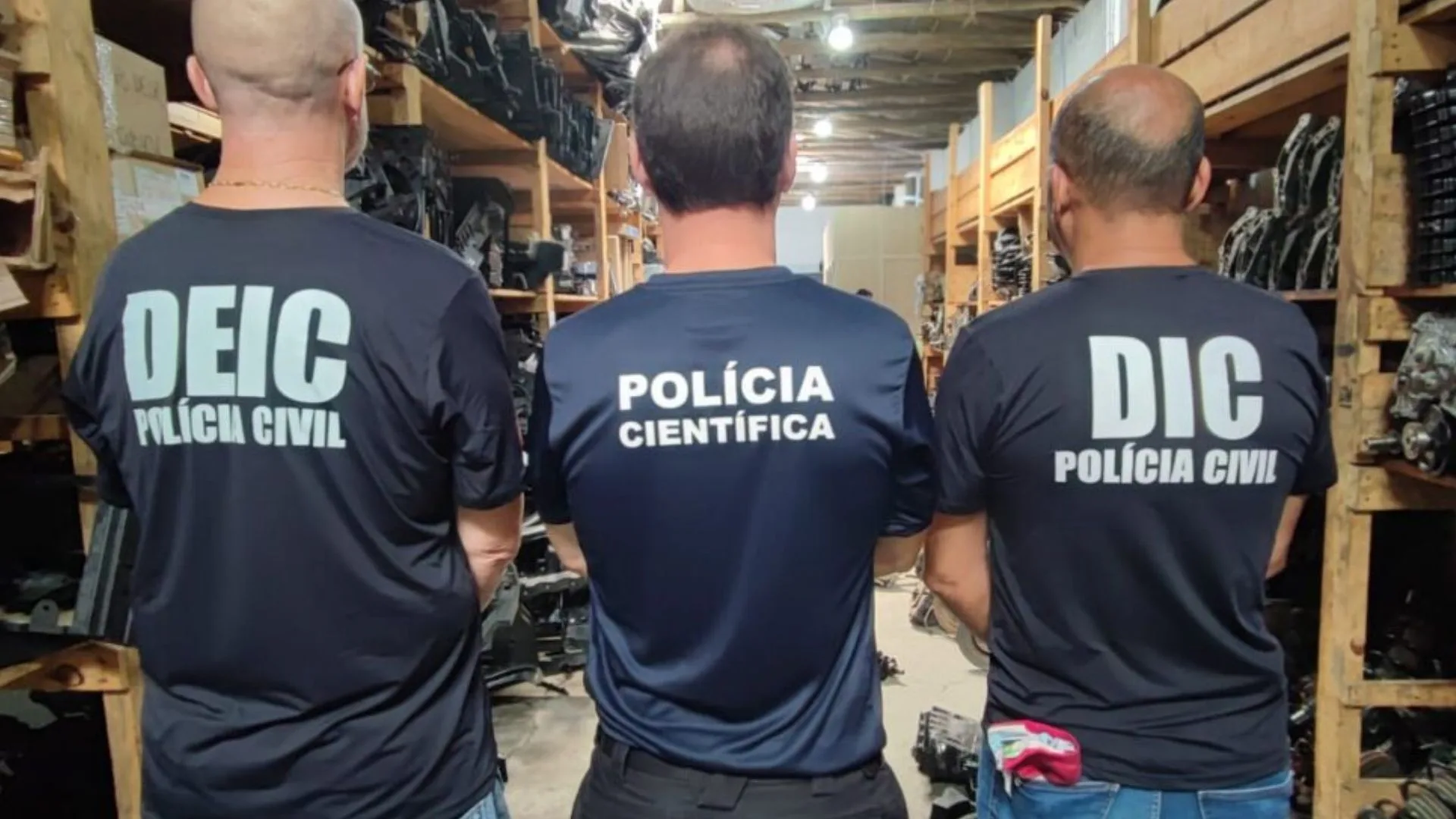 Homem é preso pela 2ª vez vendendo peças de veículos roubados em SC – Imagem: PCSC