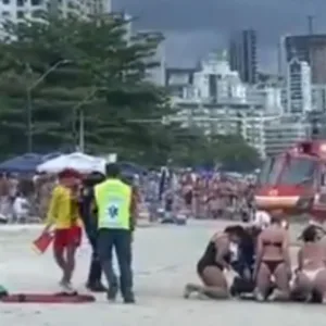 Homem morre afogado em praia de SC