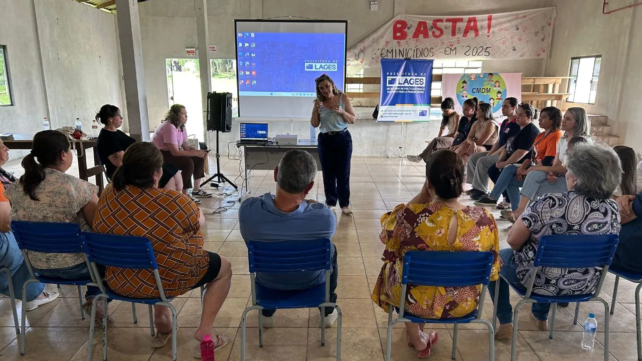 Projeto Lageanas em Ação leva conscientização contra a violência doméstica em Lages | Foto: Reprodução PML