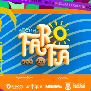 Arena Farofa SCC SBT 2026 estreia em Balneário Camboriú nesta sexta-feira (16). | Foto: Divulgação