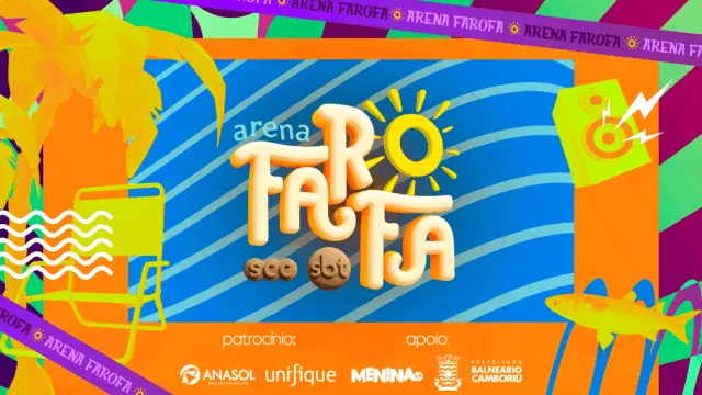 Arena Farofa SCC SBT 2026 estreia em Balneário Camboriú nesta sexta-feira (16)