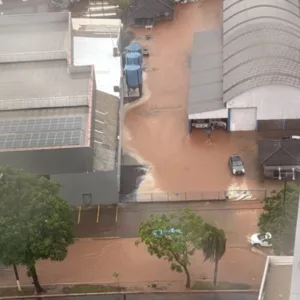 Chapecó registra alagamentos, destelhamentos e quedas de árvores após temporal; veja imagens