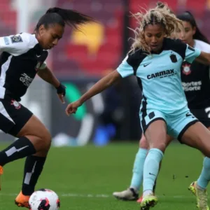 Corinthians vence o Gotham e vai à final do Mundial de Clubes Feminino.| Foto: Reprodução SBT Sports / Divulgação