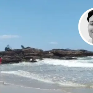 Corpo de jovem desaparecido no mar é encontrado em praia de SC- Foto: Redes Sociais/CBMSC