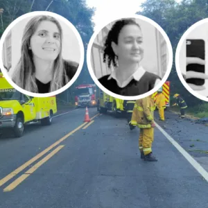 Identificadas as vítimas do acidente na BR-470 que deixou três mortos - Foto: CBMSC/Divulgação