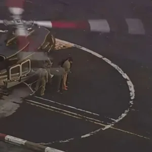 Maduro e esposa são levados de helicóptero para tribunal | Foto: reprodução