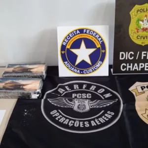 Operação apreende aproximadamente 100 mil reais em cocaína em Chapecó | Foto: Policia Cívil/Divulgação
