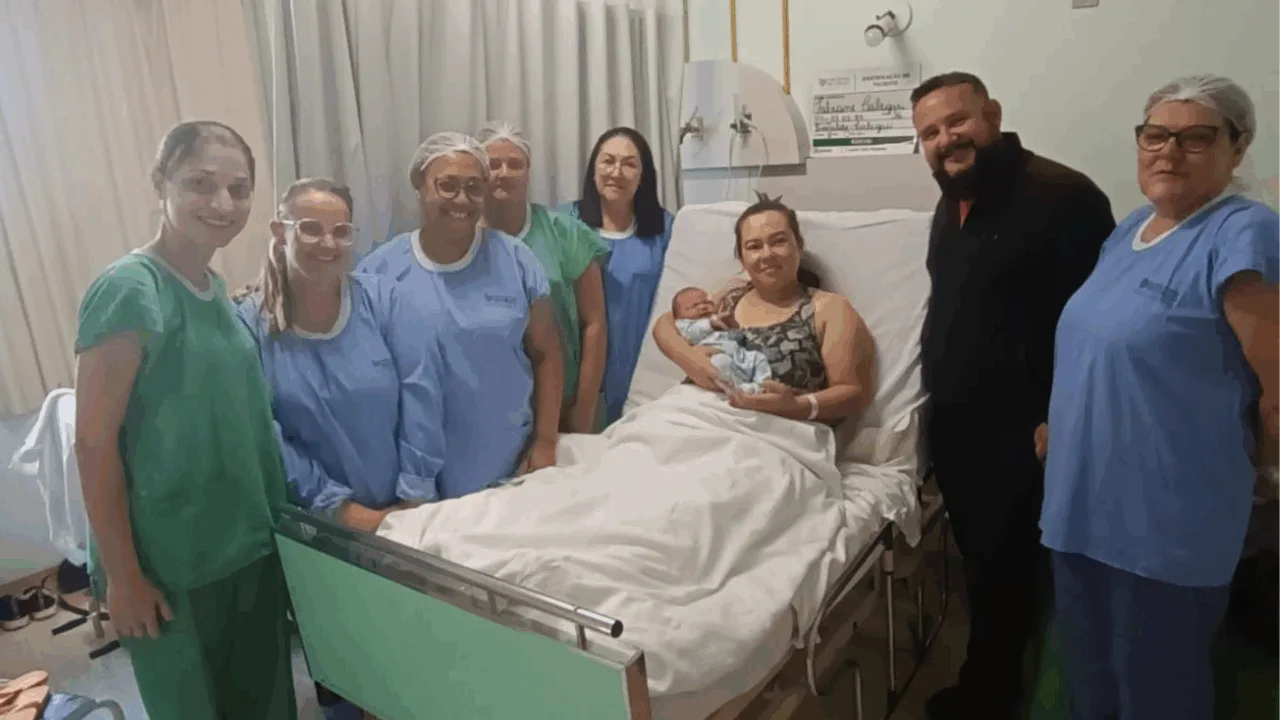 Primeiro bebê de Xanxerê em 2026 nasce no HRSP