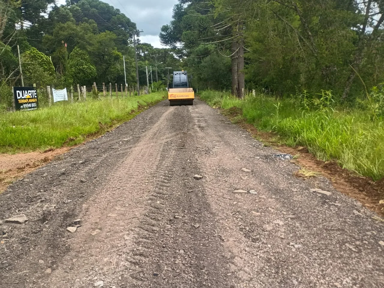 Salto Caveiras recebe terceira etapa de manutenção viária