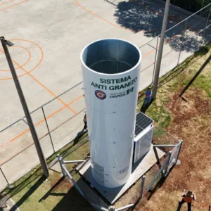 Chapecó inova com sistema antigranizo em área urbana; primeiro da América Latina | Foto: Tiago Meneghini