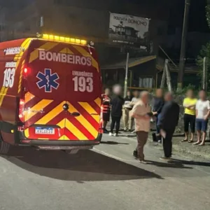 Ciclista fica ferida após atropelamento em Urubici | Foto: 5º BBM