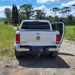 Colisão traseira deixa um ferido leve na SC-114 em Otacílio Costa | Foto: PMRv Serra