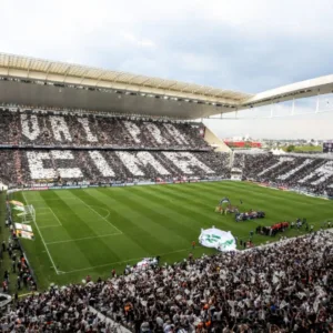 Corinthians reduz dívida bilionária após acordo com PGFN.| Foto: Foto: Rodrigo Coca / Ag. Corinthians / Divulgação