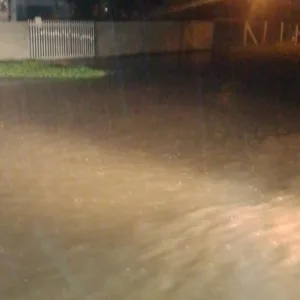 Forte chuva causa alagamentos em cidades do Sul de SC