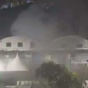 Incêndio atinge antiga rodoviária de Florianópolis