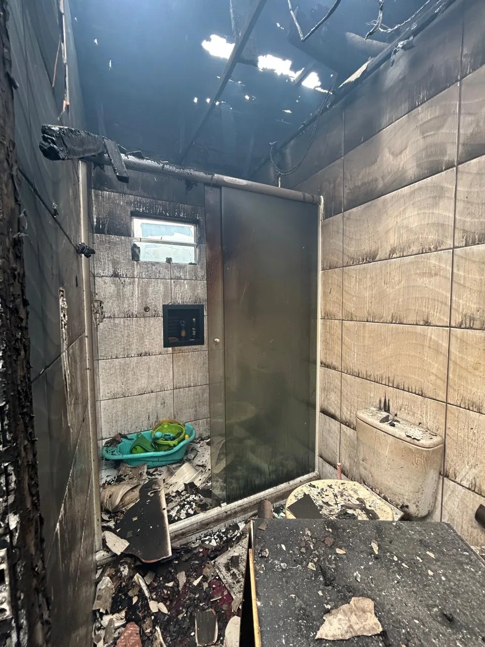 Incêndio atinge lar de idosos e mobiliza bombeiros no Norte de SC (1)