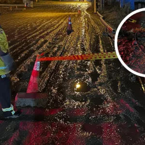 Jovem morre após sofrer choque em fio caído em rua de SC - Foto: CBMSC