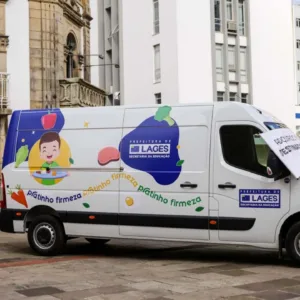 Lages recebe novo furgão para transporte de merenda escolar | Foto: Fábio Pavan 