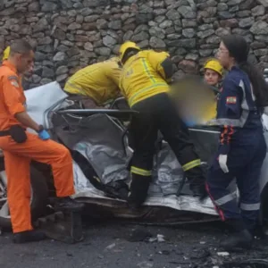 Mulher morre e cinco ficam feridos em acidente na BR-282