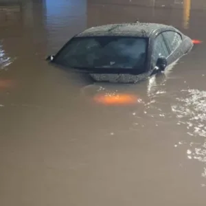 Vídeos registram alagamentos durante temporal em Palhoça