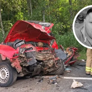 Homem que morreu em acidente na BR-470 é identificado - Imagem: redes sociais