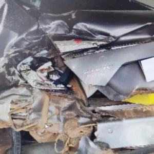 Pista escorregadia causa colisão traseira em São Joaquim | Foto: 5º BBM