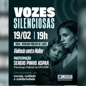 Projeto “Vozes Silenciosas” ocorre nesta quinta-feira em Lages | Arte: Prefeitura de Lages