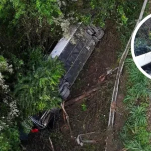 Quem são as quatro vítimas do acidente com ônibus na BR-470 em SC- Foto: RBATV/CBMSC