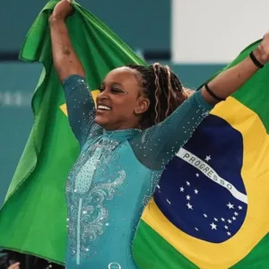 Rebeca Andrade representará o Brasil na abertura dos Jogos de Inverno 2026 | Foto: @rebecarandrade | Redes Sociais