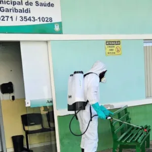 Anita Garibaldi reforça cerco contra a dengue com borrifação | Foto: Secretaria Municipal de Saúde de Anita Garibaldi
