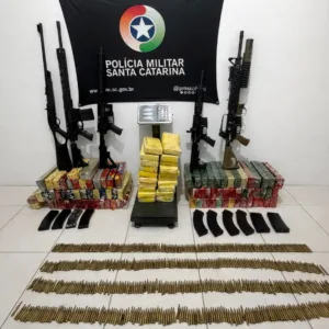 BOPE apreende fuzis e drogas e impede possíveis atentados em Palhoça - Foto: PMSC