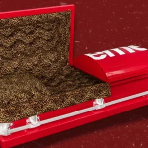 Caixão de 'oncinha' da Supreme esgota em minutos após lançamento