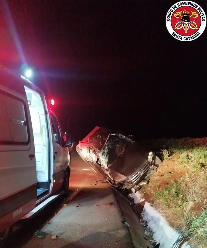 Casal morre após capotamento na BR-470 em SC (3)