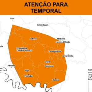 Defesa Civil alerta para risco de alagamentos em Concórdia | Foto: Defesa Civil