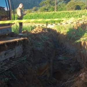 Homem morre soterrado durante obra em Alfredo Wagner