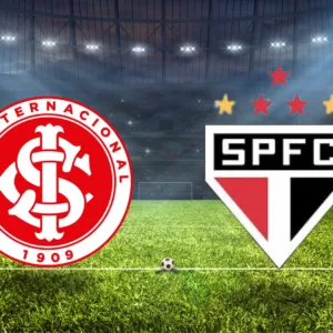 Internacional x São Paulo onde assistir e escalações.| Foto: Reprodução SCC10